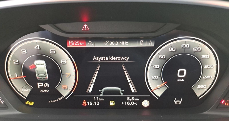 Audi Q3 Sportback cena 233540 przebieg: 1, rok produkcji 2024 z Biała małe 191